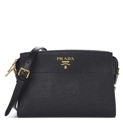 prada esplanade shoulder bag calf saffiano black olive|Prada saffiano leather bag.